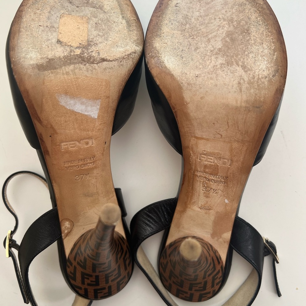 FENDI  Black Stiletto Heels - Picture 13 of 15